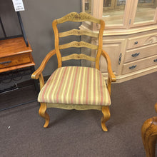 Load image into Gallery viewer, Ladder Back Arm Chair w/ Stripped Cushion