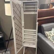 Load image into Gallery viewer, Gray Full Body Mirror w/ Jewelry Storage