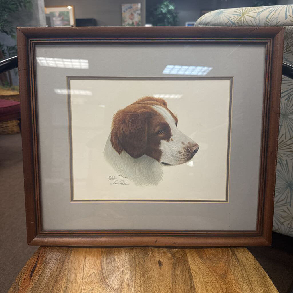 Dog Portrait By Artist Louis Frisino 429/1000