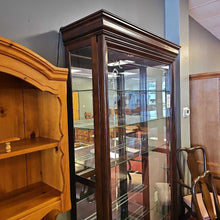 Load image into Gallery viewer, Wood Display Cabinet w/Glass Shelves