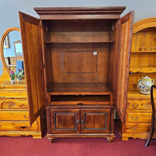 Load image into Gallery viewer, Dark Wood Armoire