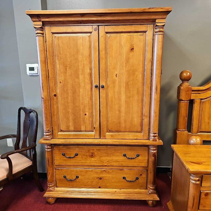Pine Wood Armoire