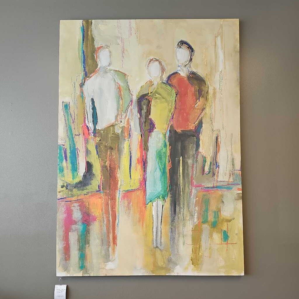Canvas Painting of 3 People