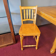 Load image into Gallery viewer, Tall Dining Table w/Fold Out Leaf &amp; 4 Chairs