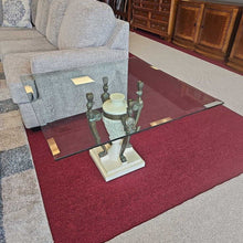 Load image into Gallery viewer, Glass Top Accent Table