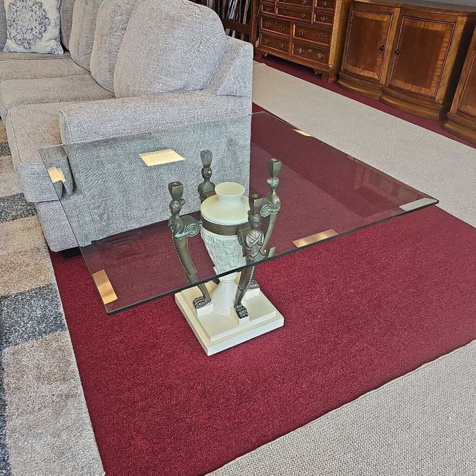 Glass Top Accent Table