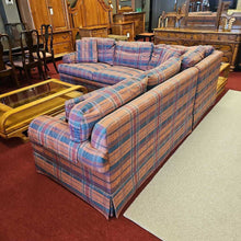 Load image into Gallery viewer, Plaid Ethan Allen Sectional