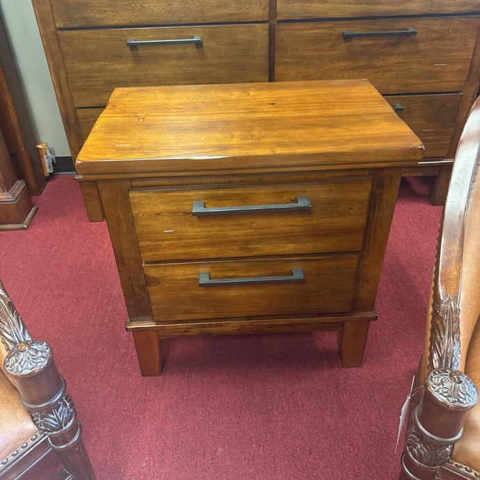 2 Drawer Wood Night Stand