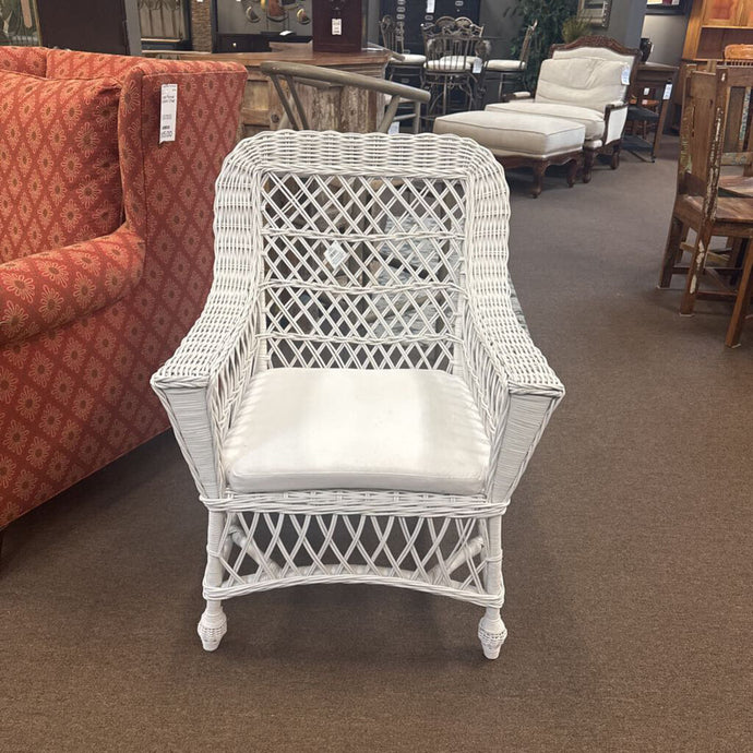 Montauk Arm Chair w/White Cushion