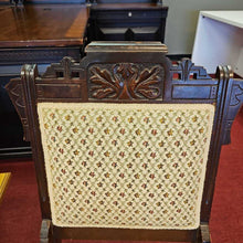 Load image into Gallery viewer, Vintage Upholstered Wood Side Chair
