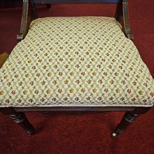 Load image into Gallery viewer, Vintage Upholstered Wood Side Chair