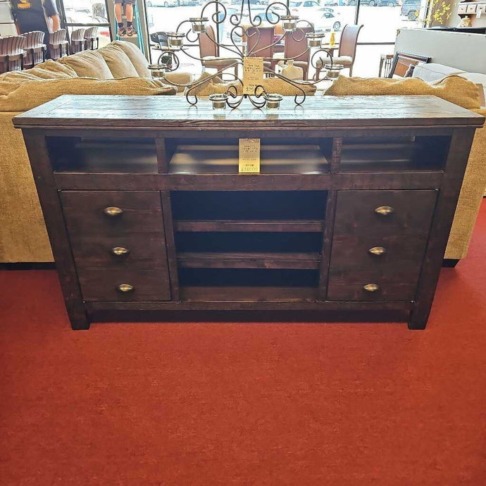 Wood TV Console