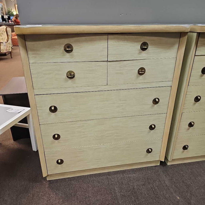 Blonde Wood 7 Drawer Chest