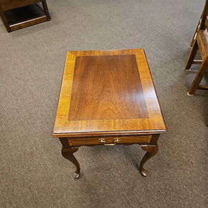 Queen Anne End Table w/1 Drawer