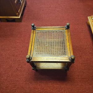 Glass Top End Table