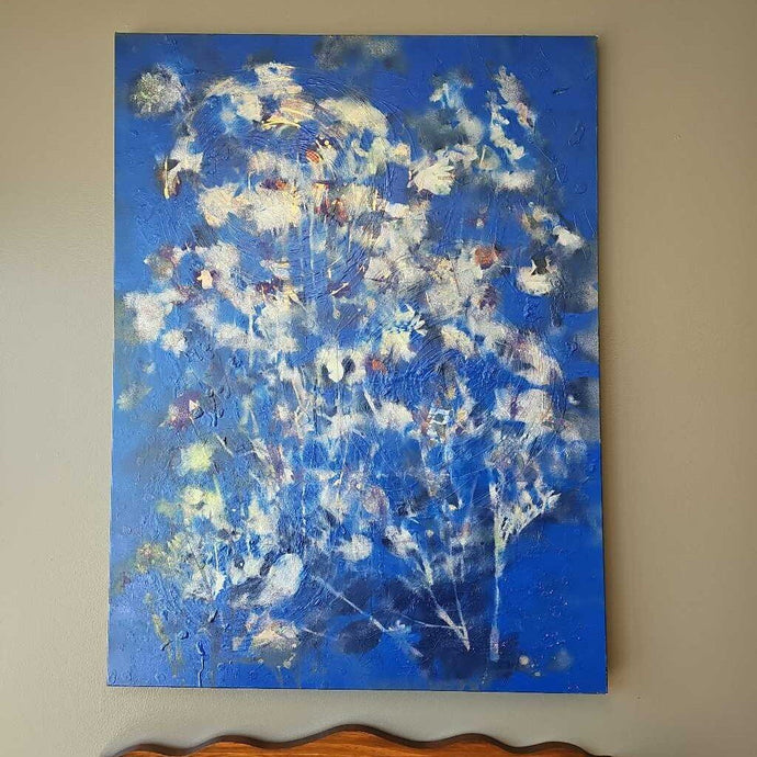 Blue Abstract Canvas