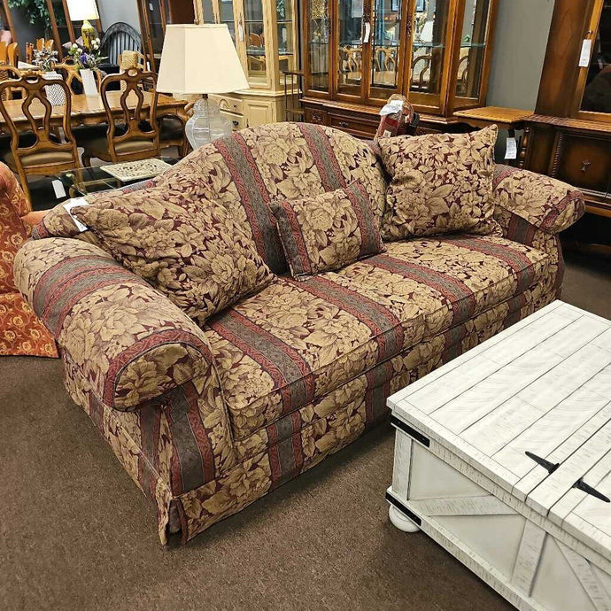 Floral/Striped Hide-a-bed Sofa