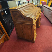 Load image into Gallery viewer, Winners Choice Oak Roll Top Desk