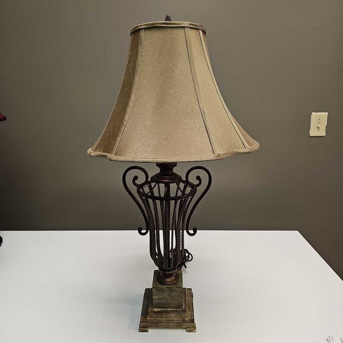 Brown Lamp w/Brown Shade