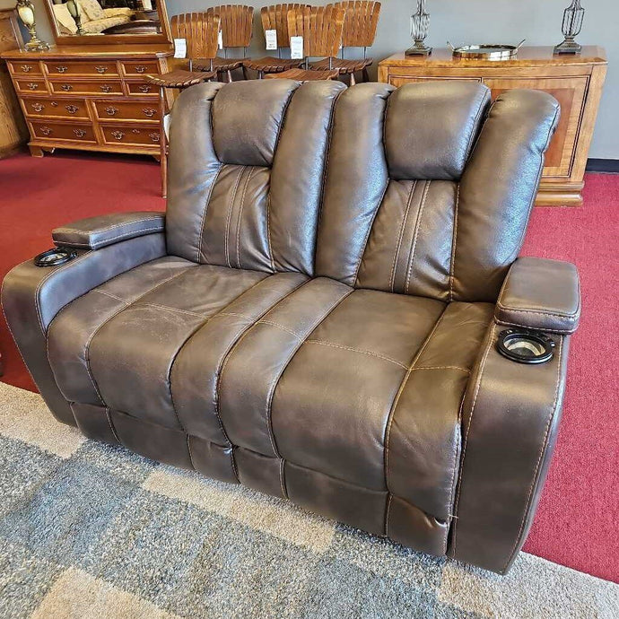 Power Dual Recliner Love Seat