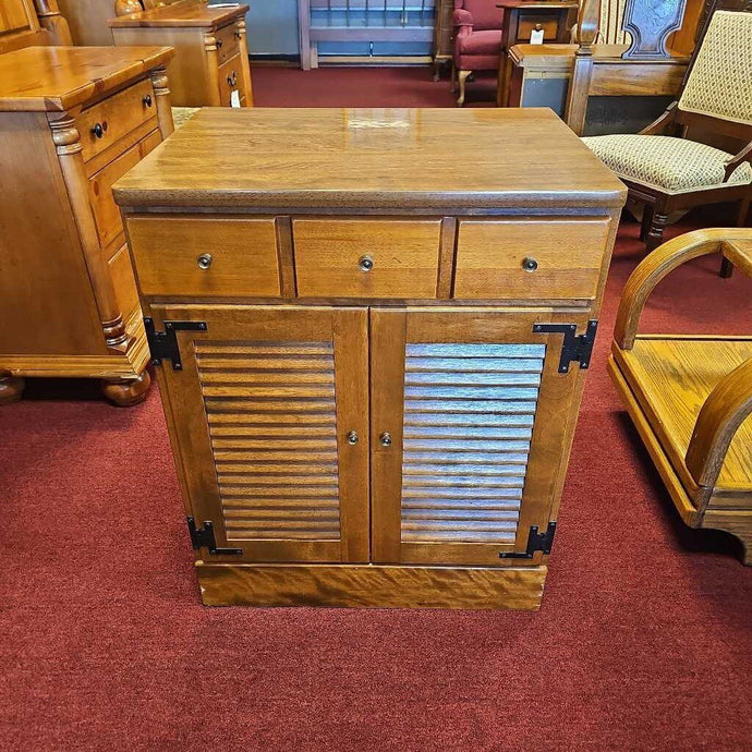 Maple 1 Drawer/2 Door Desk Cabinet