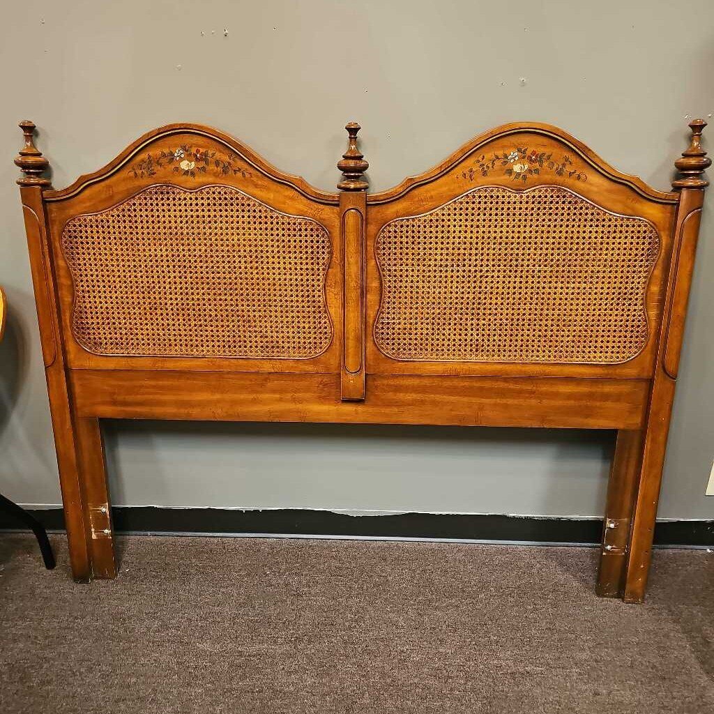 Cane Back Headboard/Full/Queen