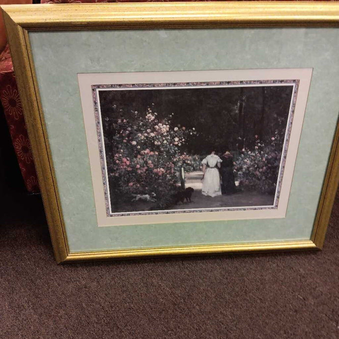 Gold Framed Picture of Woman
