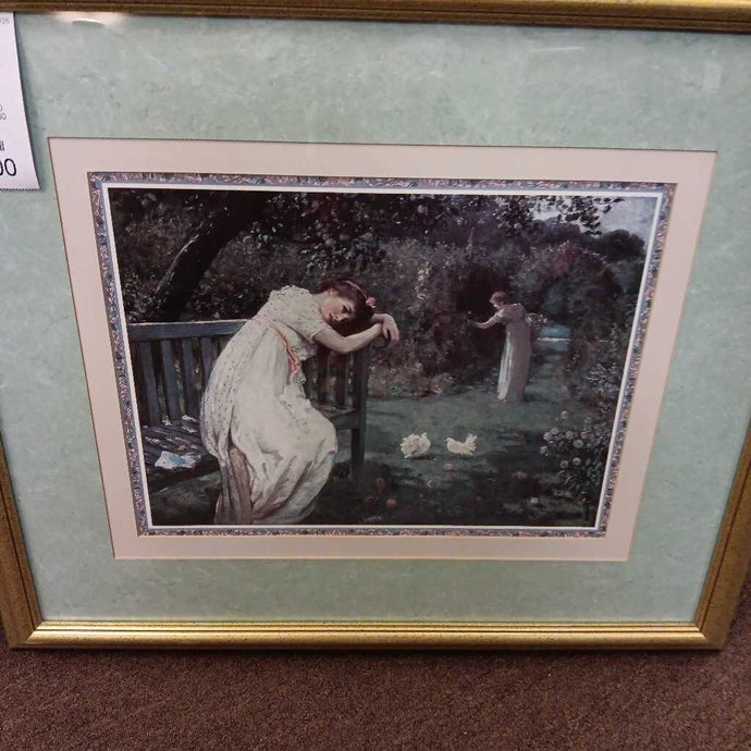 Gold Framed Picture of Woman