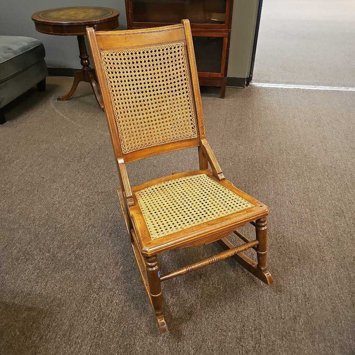Cane Back and Seat Sewing Rocker