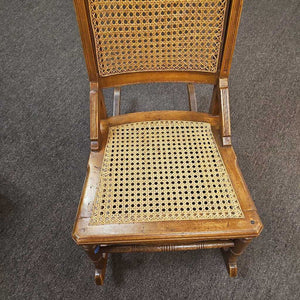 Cane Back and Seat Sewing Rocker