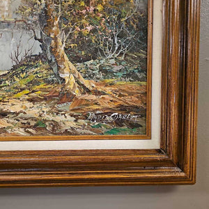 Framed Picture of Church in the Distance