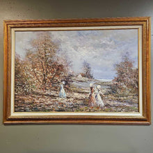 Load image into Gallery viewer, Framed Picture of Girls and Ocean View