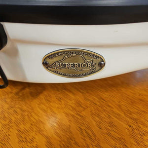 Superior White Fiberglass Guitar Case