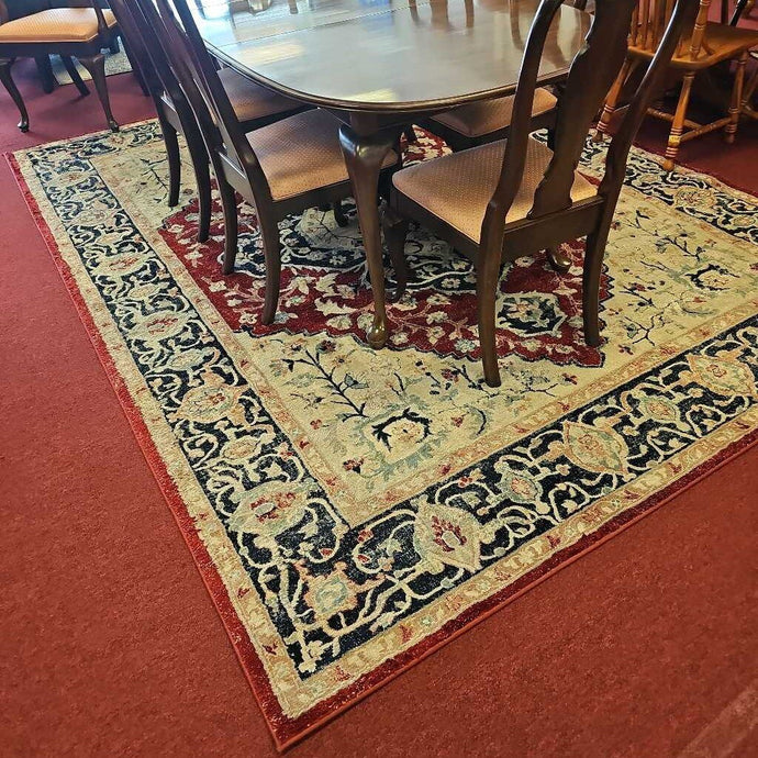 Bazaar Area Rug Red & Blue