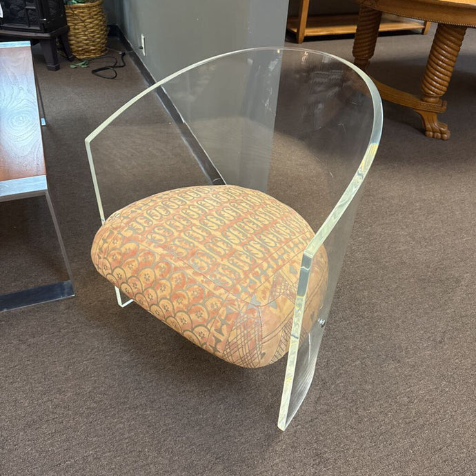 MCM Acrylic Chair w/ Cushion