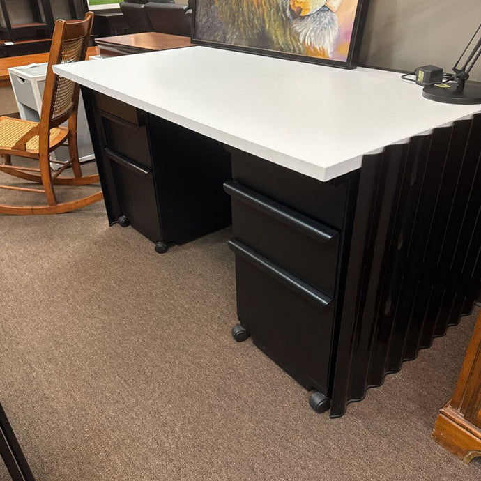 Black and White Desk