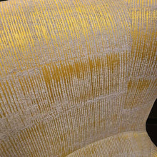 Load image into Gallery viewer, Upholstered Arm Chair Gold &amp; Grey