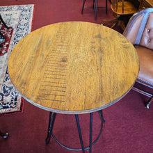 Load image into Gallery viewer, Wood &amp; Metal Pub Table