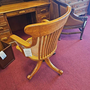 Oak Swivel Office Chair