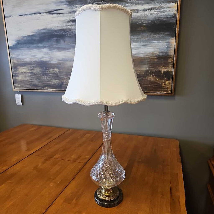 Vintage Crystal Table Lamp