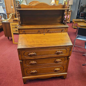 Solid Walnut Secretary Desk