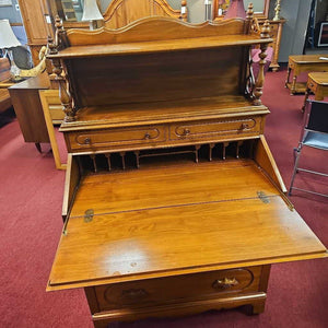 Solid Walnut Secretary Desk