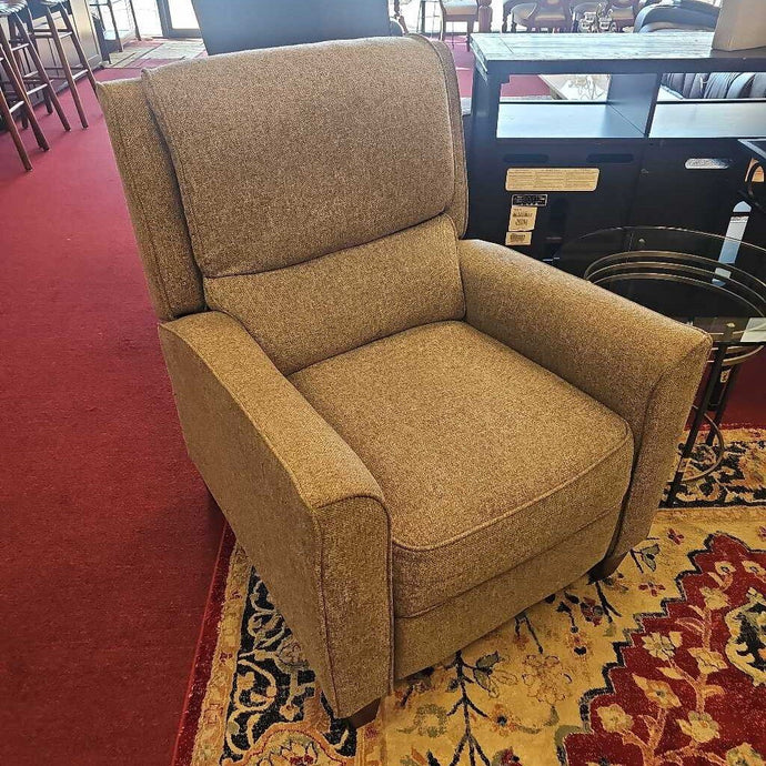 Grey Fabric Recliner w/Pillows