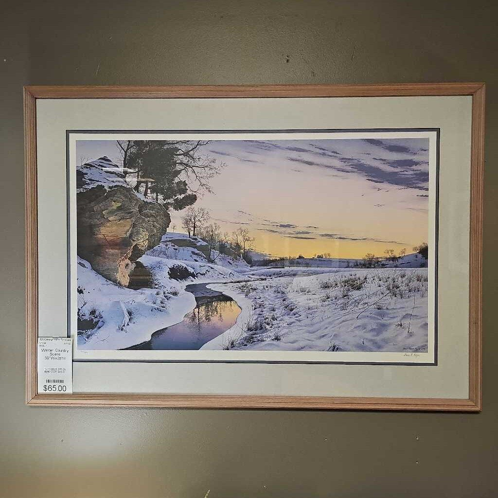 Winter Country Scene