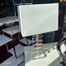 Load image into Gallery viewer, Acrylic Base Lamp w/ White Shade