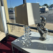 Load image into Gallery viewer, Acrylic Base Lamp w/ White Shade