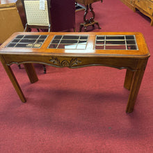 Load image into Gallery viewer, Sofa Table w/ 3 Glass Inserts