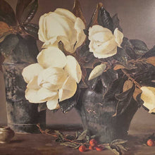 Load image into Gallery viewer, Cream Colored Flowers in Gold Grame