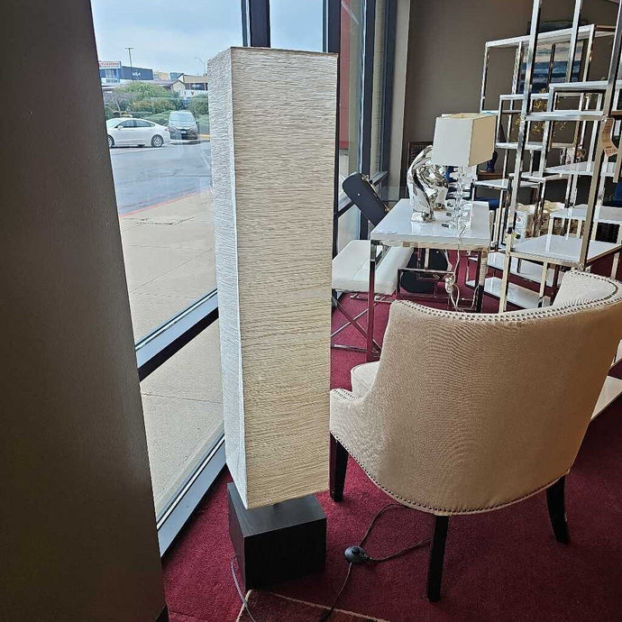 Floor Lamp w/White Shade