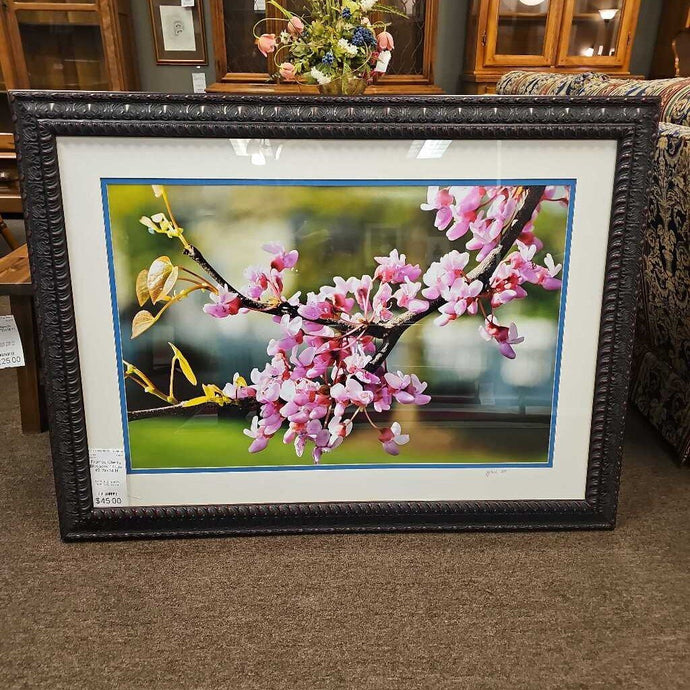 Framed Cherry Blossom Picture